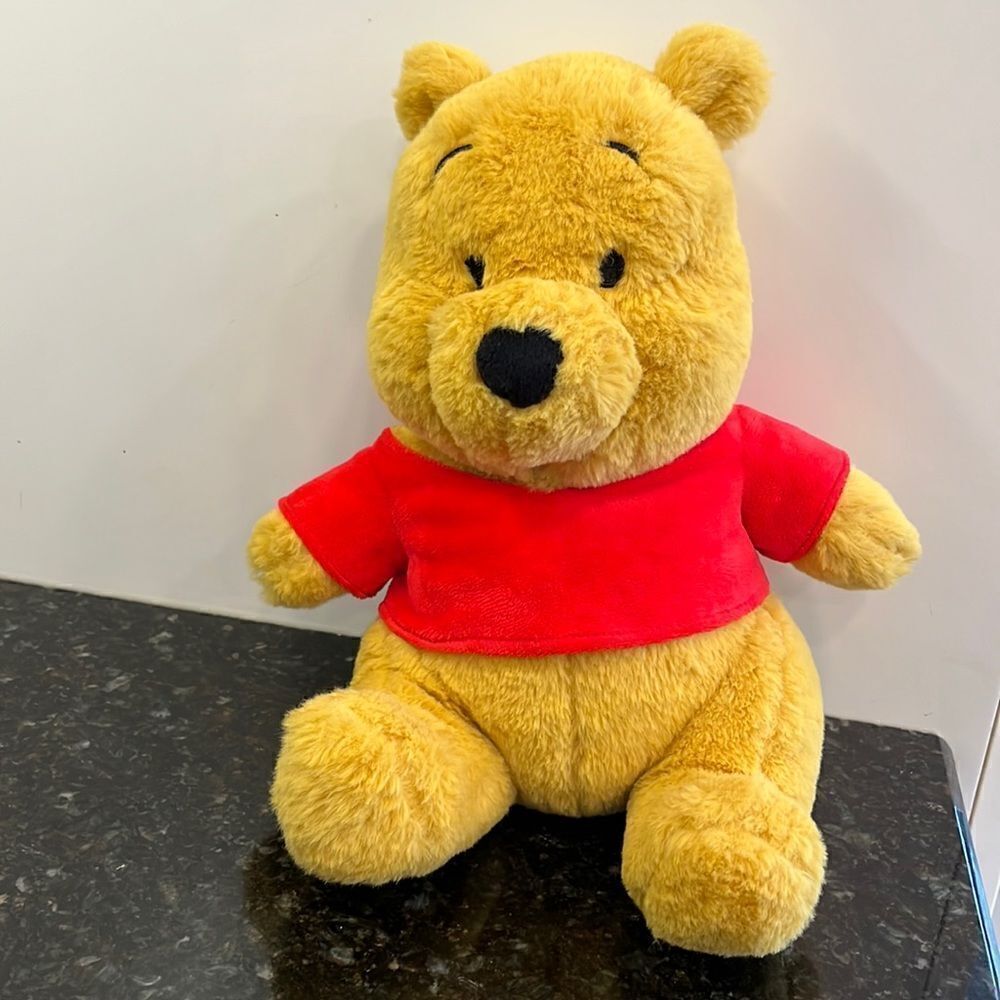 Winnie The Pooh, Bear, 12”, Plush, Soft, Toy, Figure, Stuffed Animal-Disney